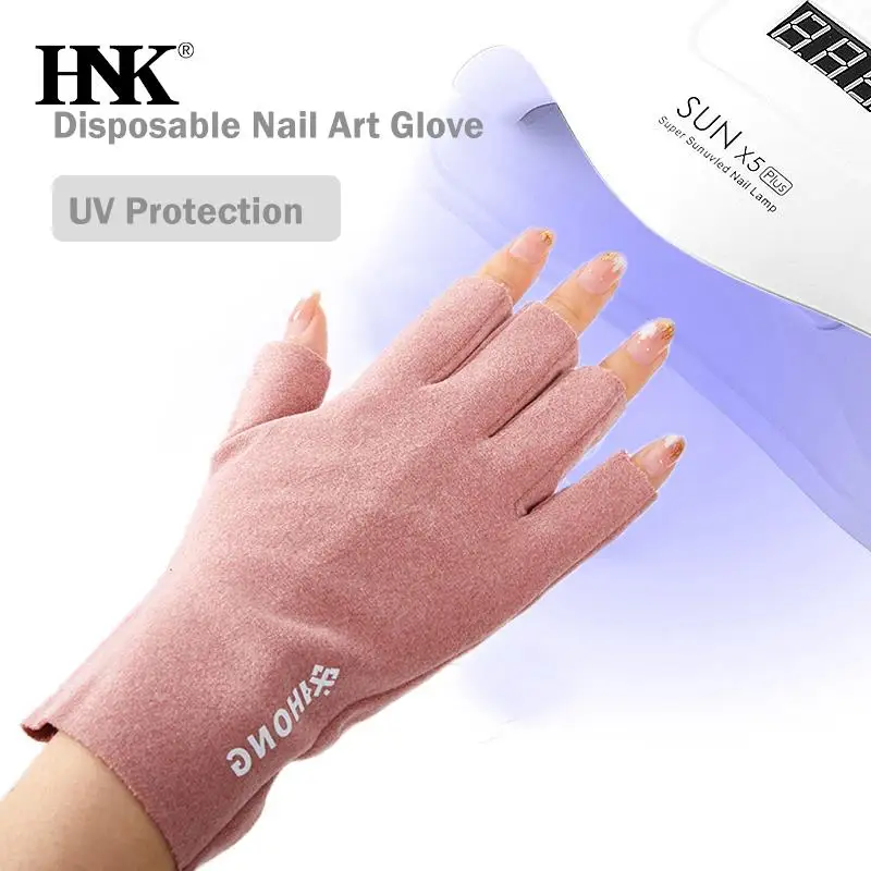 2 stücke Anti Uv-strahlen Schützen Handschuhe Nagel Handschuhe Led Lampe Nagel Uv Schutz Strahlung Beweis Handschuh Maniküre Nail art werkzeuge Image