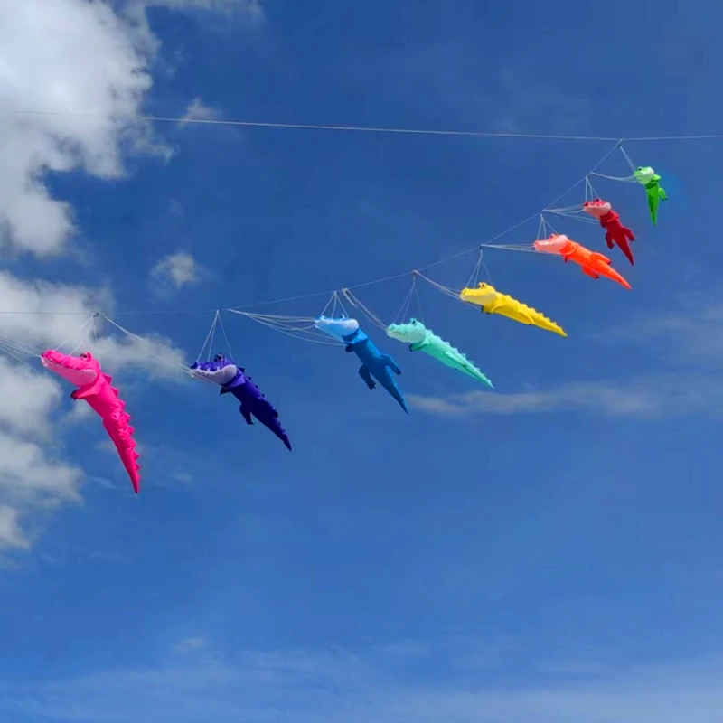 Krokodil-Drachen-Anhänger, weiche Drachen, fliegen für Erwachsene, Drachen, Nylon, aufblasbare Drachen, ultra großer Drachen, Outdoor-Spielzeug, Sport, Air-Zelt-Spaß Image