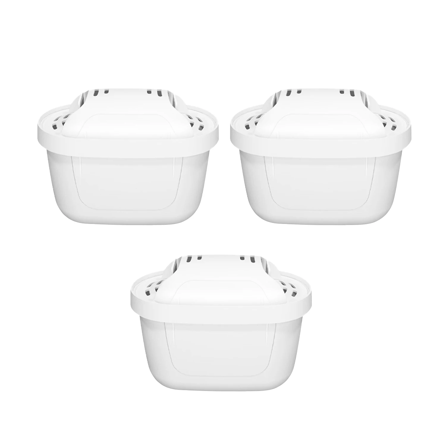 Krugfilter mit Ionenaustausch und Aktivkohle zur Entfernung von Chlor und Kalk für Brita Maxtra+ Maxtra Pro 1001122, BPA-frei, 3er-Pack Image