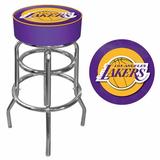 Trademark Global NBA Swivel Bar Stool Upholstered in Gray | 31 H x 20 W x 20 D in | Wayfair NBA1000-LAL