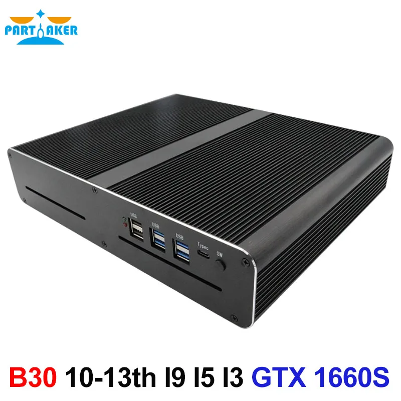 Partaker Mini Gaming PC Core I7 11850H I5 13600H RTX 1660 GTX 1660 DDR4 NVME HD DP WiFi6 Gamer Desktop Computer