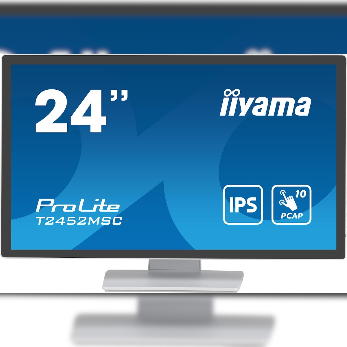 Iiyama T2452MSC-W1 IIYAMA 60.5cm (23,8") T2452MSC-W1 16:9 M-Touch HDMI+2USB IPS retail Image