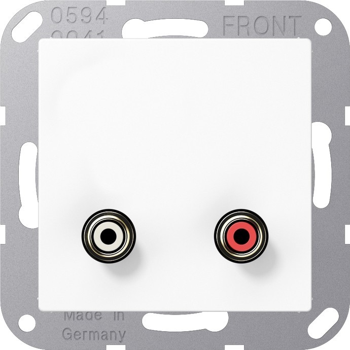 Jung Multimedia-Anschluss aws MA A 1021 WW MAA1021WW Image