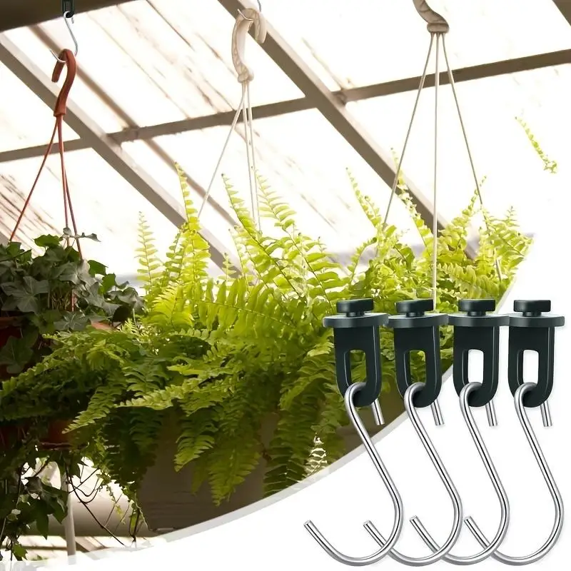 6/30 Stück Grüne Kunststoff-Gewächshaus-Hängehaken Pflanzen- und Blumenhalter-Clips Gartenzubehör Befestigungsschnallen Image