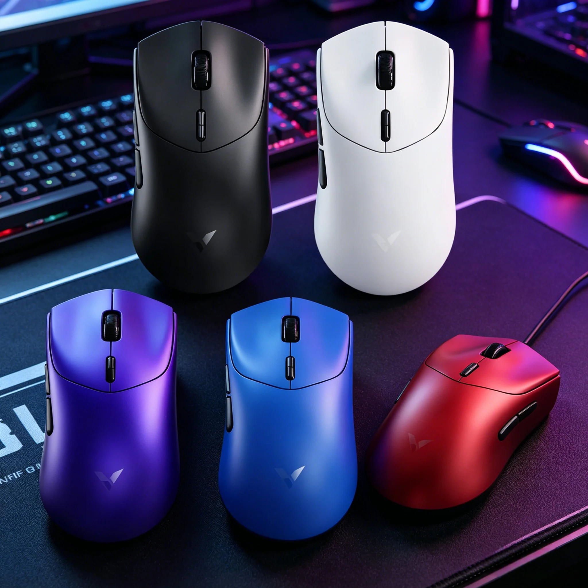 Rapoo VT7 MAX VT7 Echte 8K Kabellose Gaming-Maus mit Hoher Polling-Rate, 53g Ultraleicht, 750 Std. Akkulaufzeit Image