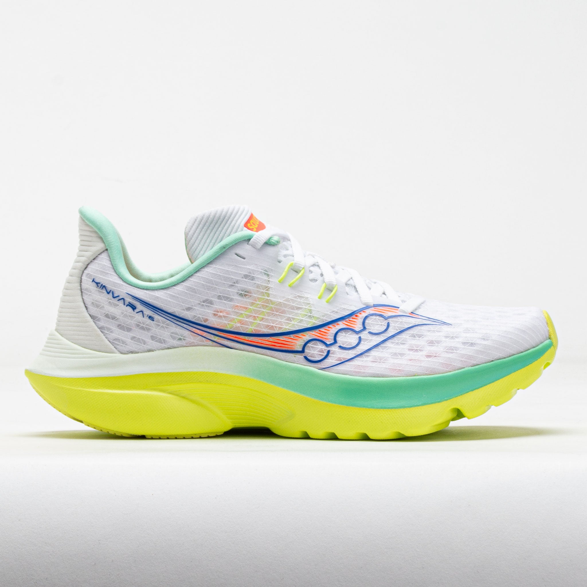 Saucony Kinvara 16 Women's Running Shoes White/Tart