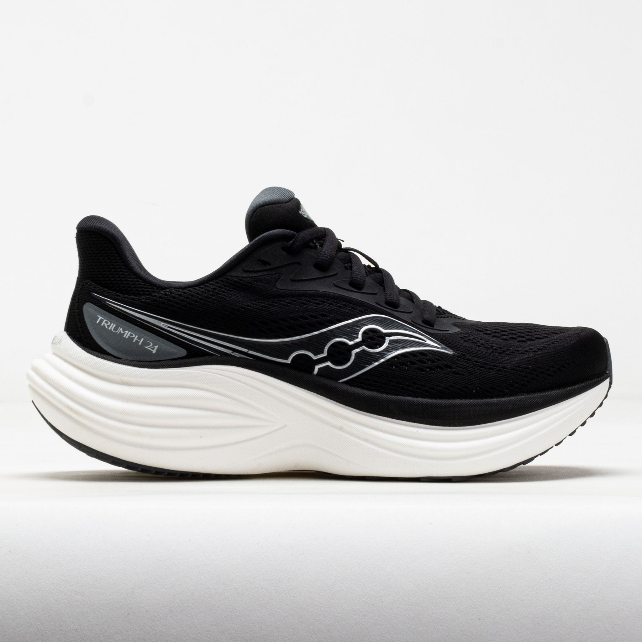 Saucony Triumph 24 Women's Running Shoes Black/Silver