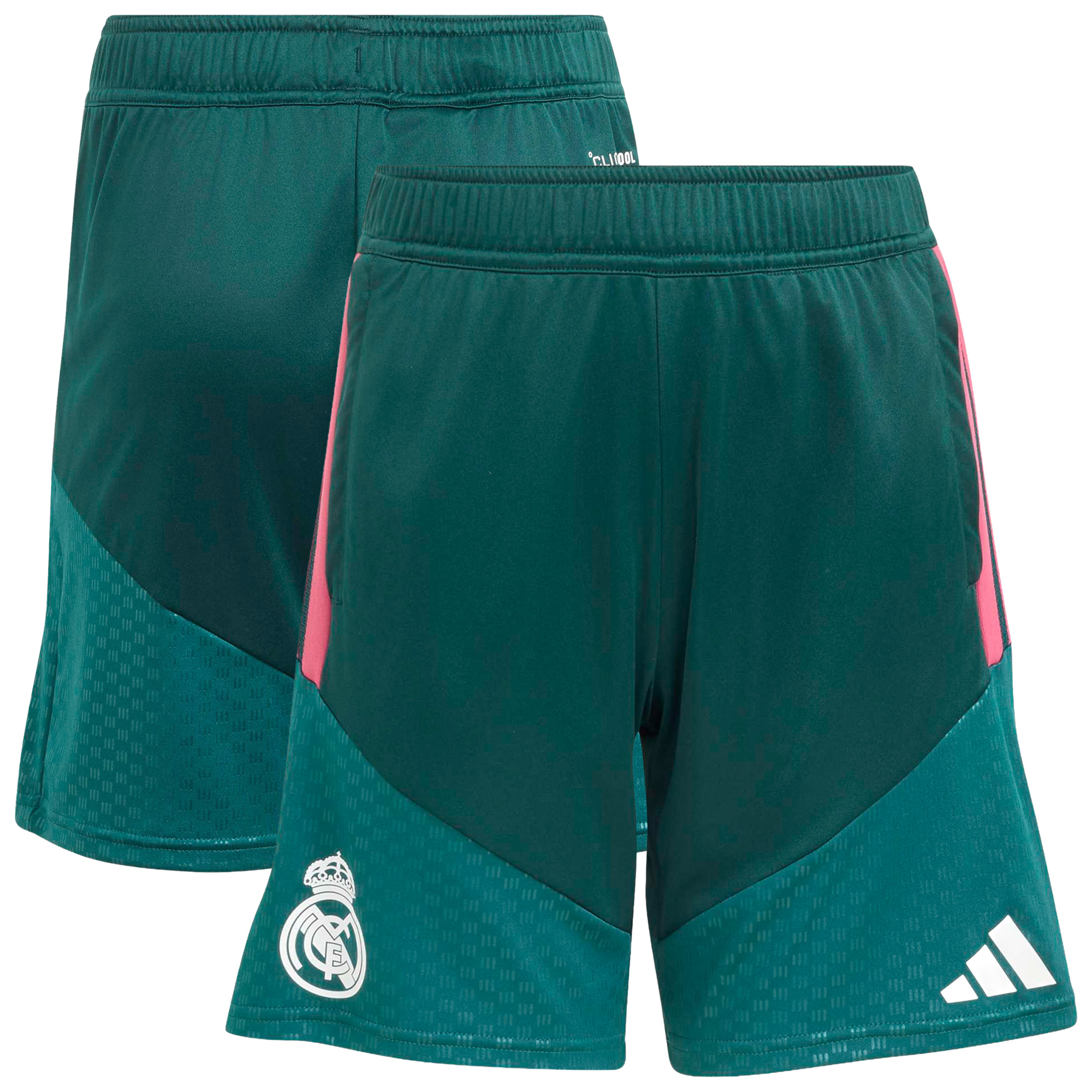 "Real Madrid adidas Trainingsshorts - Dunkelgrün - Kinder" Image