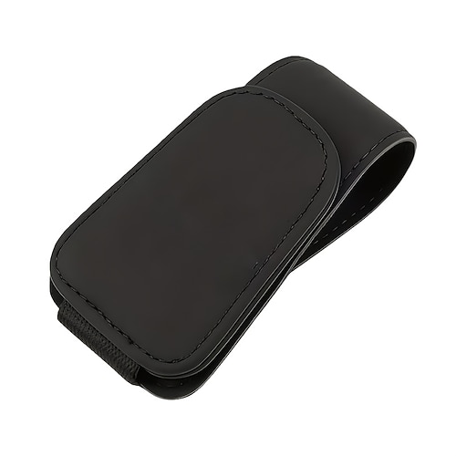 4er-Pack Auto-Sonnenbrillenhalter für die Sonnenblende, magnetische Brillenhalterung aus Leder, universeller Brillenhalter für die Sonnenblende Ticketkarten-Organizer für Auto, SUV und LKW,