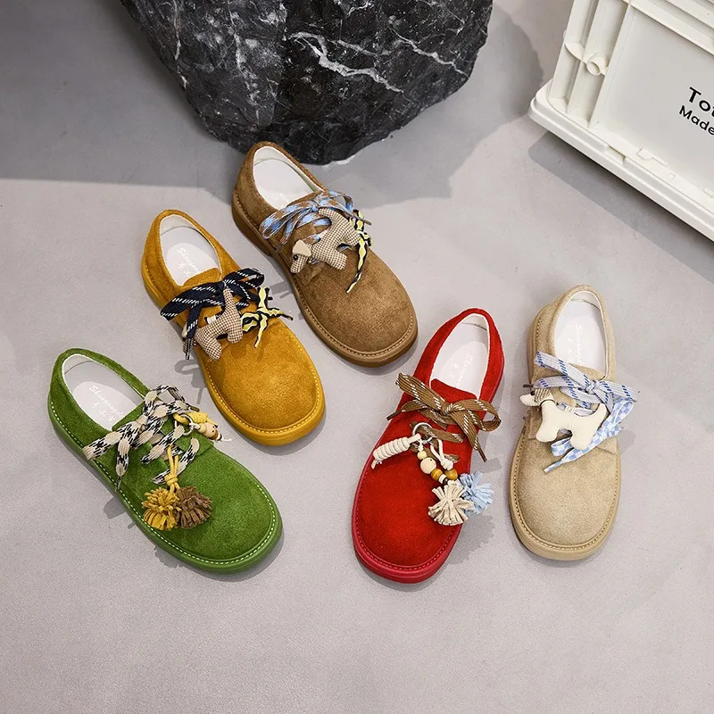 AIYUQI 2026 Neue Damen-Loafer Rutschfeste Quadratische Absätze Formelle Oxford-Schuhe für Damen Übergrößen Echtleder Damenschuhe