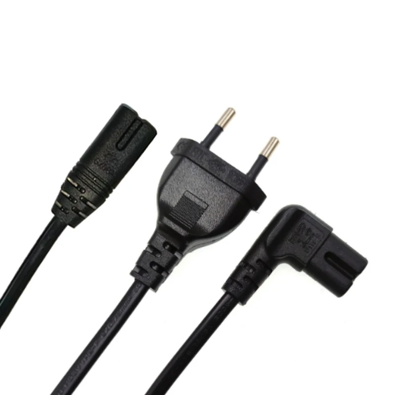 Euro Netzkabel 3 m IEC C7 2Pin Abbildung 8 EU Stecker Netzteil Kabel Für HP PC Computer Monitor PS4 XBOX One S Laser Drucker Image