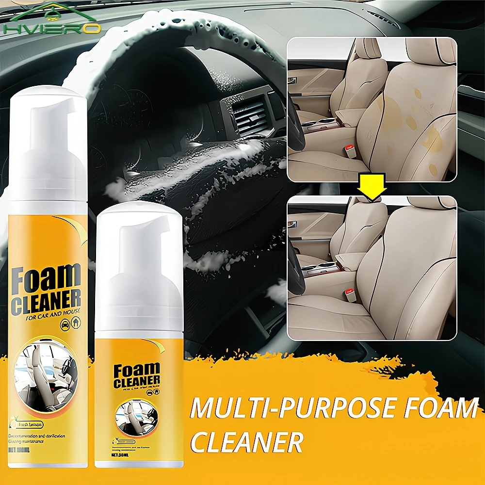 30 ml/100 ml Mehrzweck-Schaumreiniger, Leder, sauberes Waschen, Automoive, Auto-Innenraum, Heimwartung, Oberflächen, Renovieren von Zubehör Image