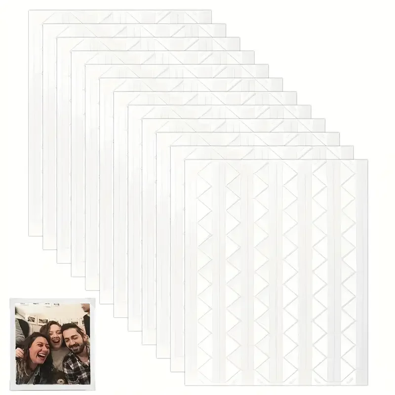 12 blätter DIY Foto Ecke Sammelalbum Papier Album Handgemachte Hause Foto Rahmen Aufkleber Handbuch Album Foto Ecke Sammelalbum Papier Image