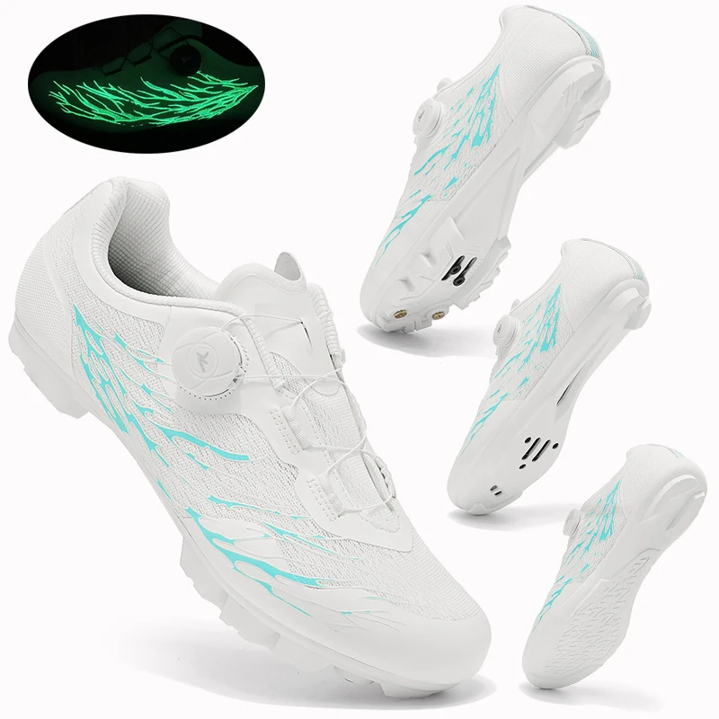 Herren Rennradschuhe Rutschfeste Mountainbike-Schuhe Renn-Damen-Schuhe Sapatilha Ciclismo MTB Selbstverriegelnde Pedal-Fahrradschuhe 37-48 #
