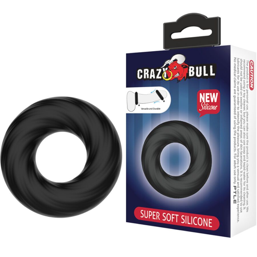 Crazy Bull - Anello a spirale fallico regolabile in silicone 1 St