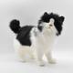 Hansa Black & White Cat Plush Soft Toy 4221 40cm L