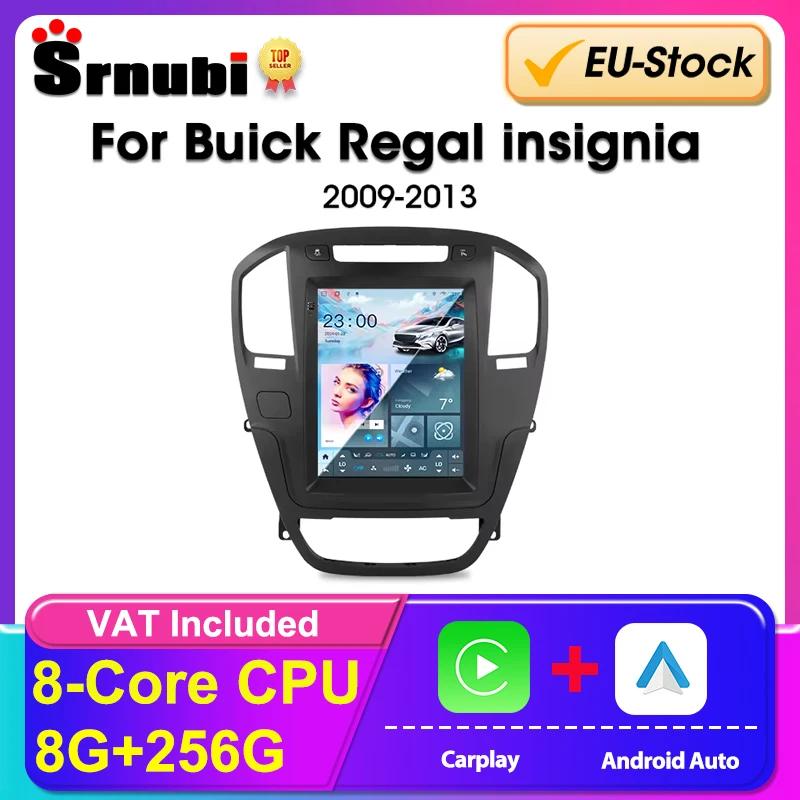 Srnubi 9,7 Zoll Auto Radio 2Din Für Opel Insignia Buick Regal 2009-2013 Multimedia Player Stereo Android Carplay auto Kopf Einheit Image