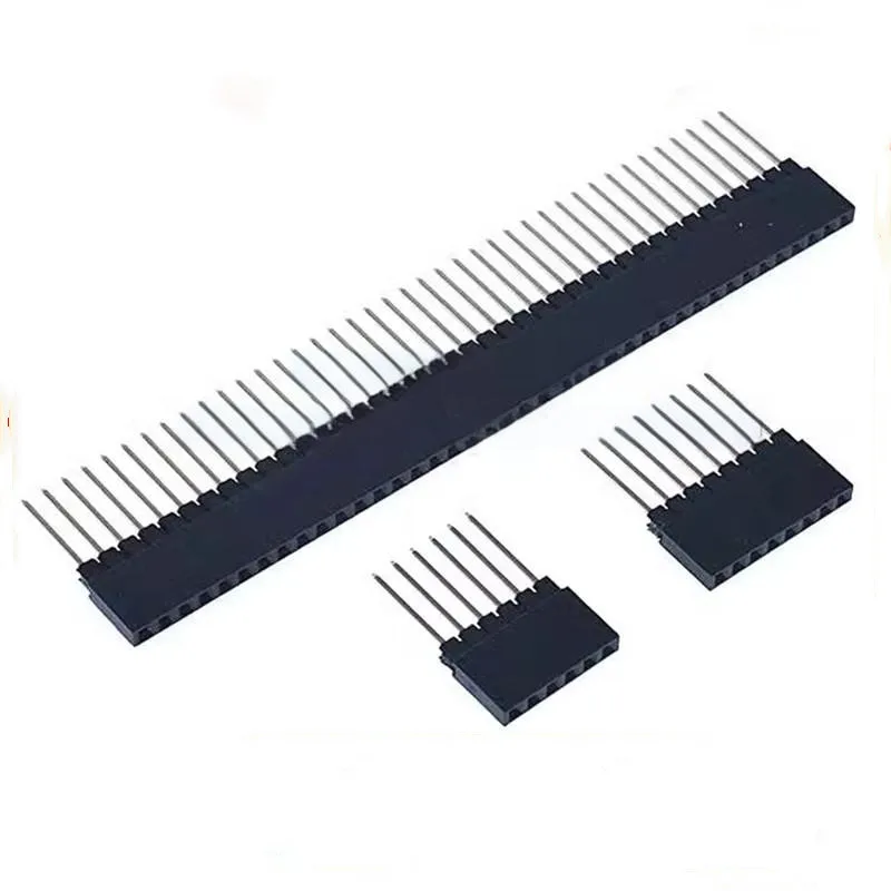 10PCS PC104 Erweiterte einreihige Buchsenleiste 2,54mm Pitch Spezielle Buchsenleiste 1×6P/1×8P/1×40P Kupfer vergoldet Image