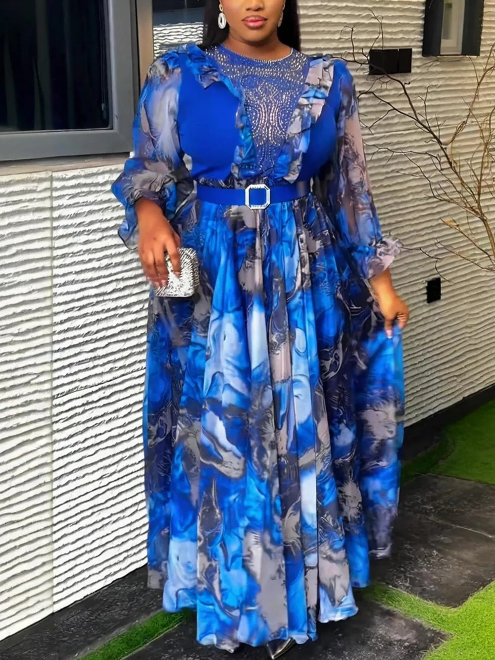 Plus Size African Party Long Dresses for Women 2026 New Dashiki Ankara Print Evening Gowns Outfits Robe Africa Clothing
