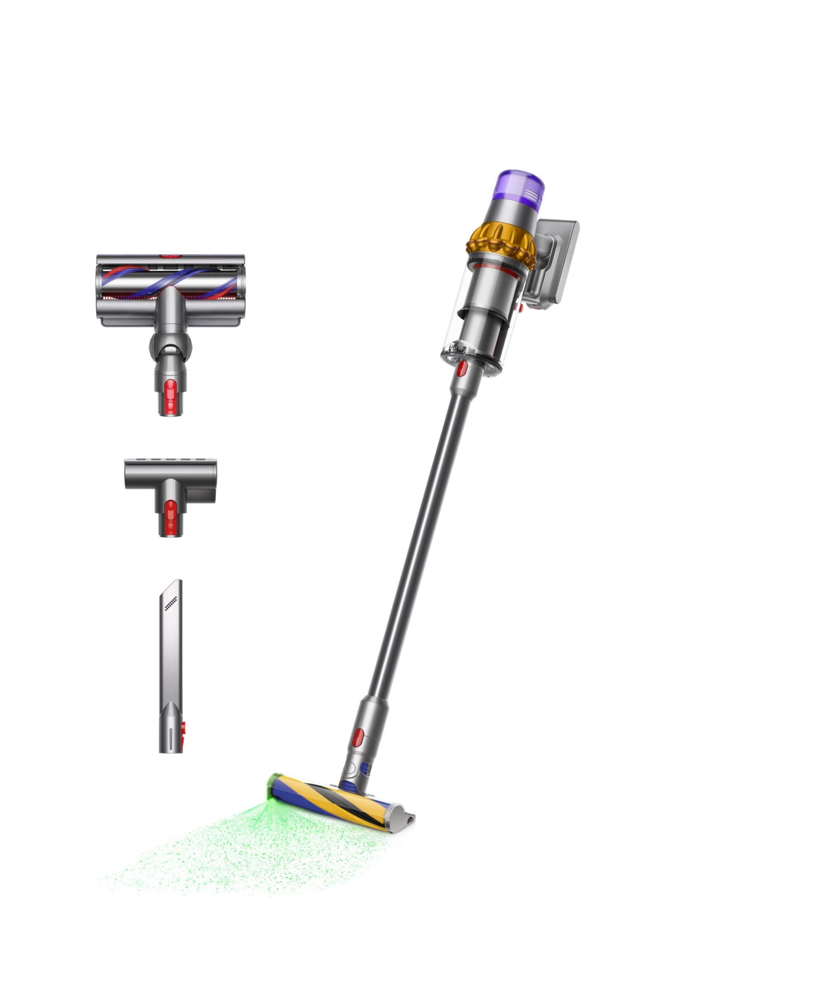 Dyson V15 Detect cordless vacuum | Yellow/Nickel - Yellow/Nickel