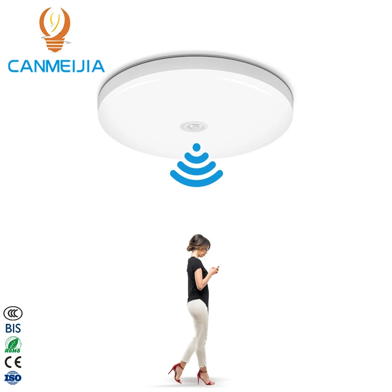 LED-Deckenleuchte mit Bewegungssensor Nachtlicht 110V 220V Intelligente Deckenbeleuchtung für Wohnzimmer Schlafzimmer Deckenlampe Image