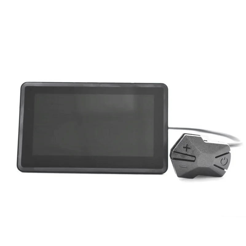 A9oP- H6C Elektrofahrrad LCD-Display Messgerät 24V-60V E-Scooter LCD-Panel Farbbildschirm mit USB UART für Elektrofahrrad (5PIN) Image