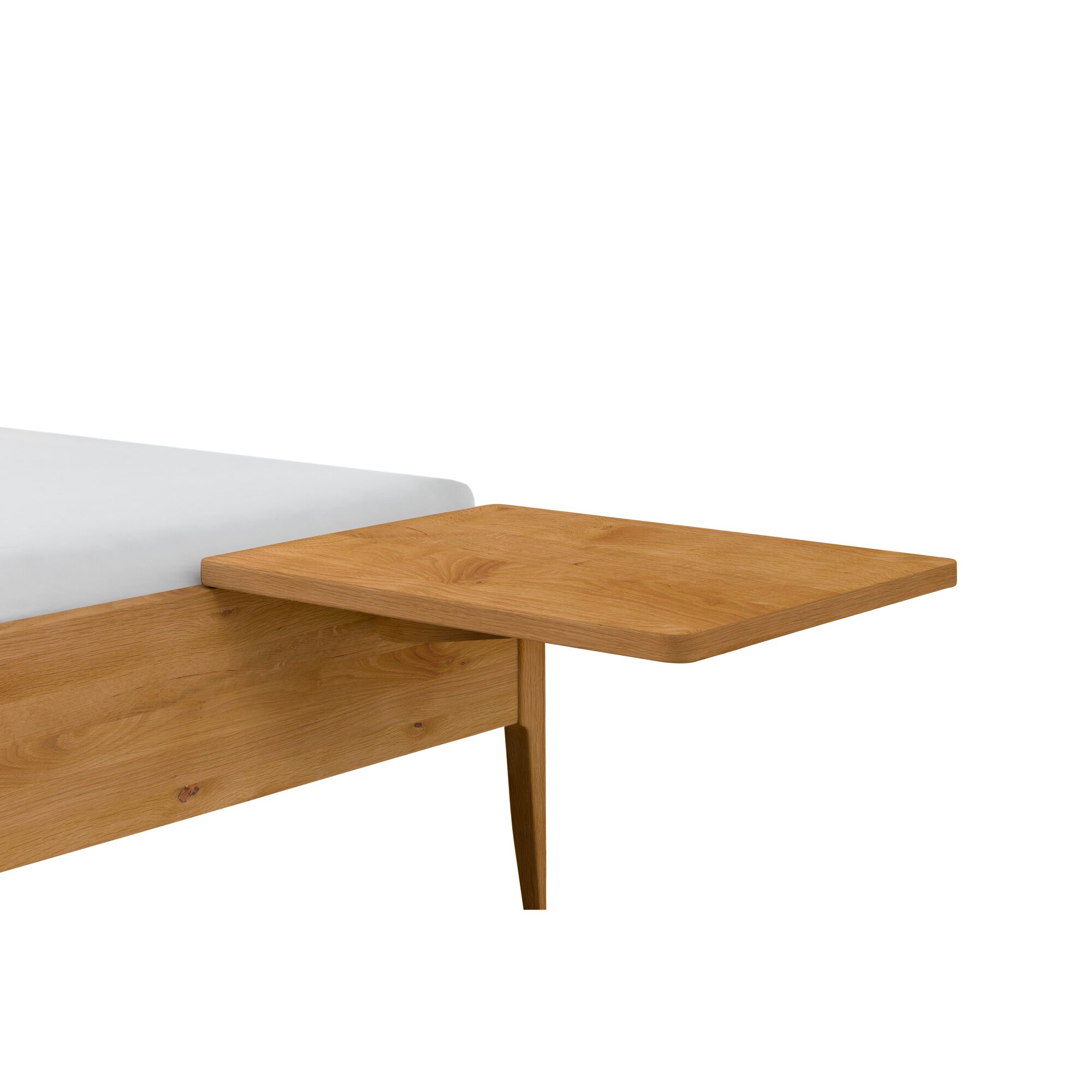 Hasena Nachttisch Drift Buche weiss deckend, lackiert