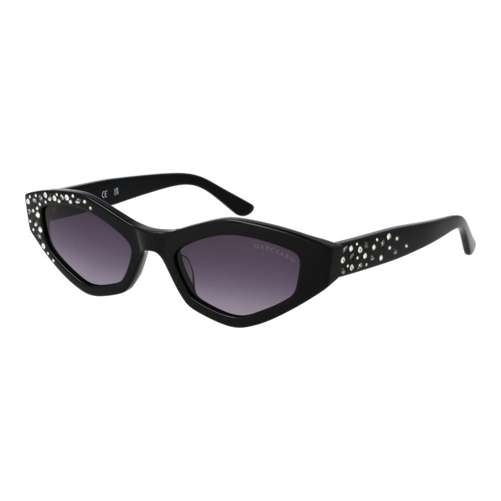 Marciano von Guess Schwarze Acetat Sonnenbrille