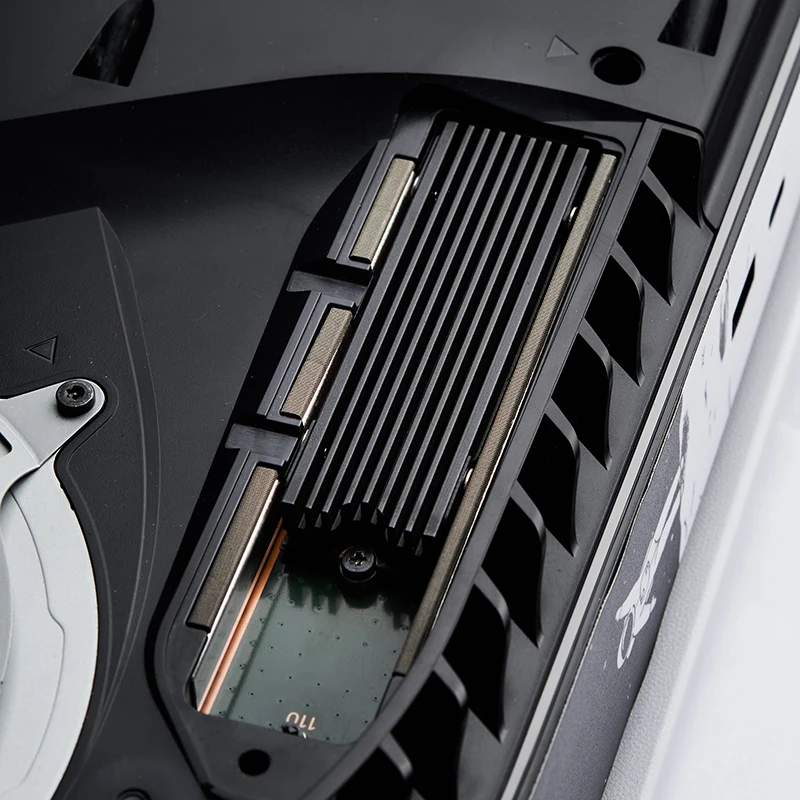 M.2 SSD Kühlkörper für PC / PS5 PCIE 2280 SSD M.2 NVME NGFF 2280 Aluminium Solid-State-Festplatten-Kühler Mit Wärmeleitpad Image
