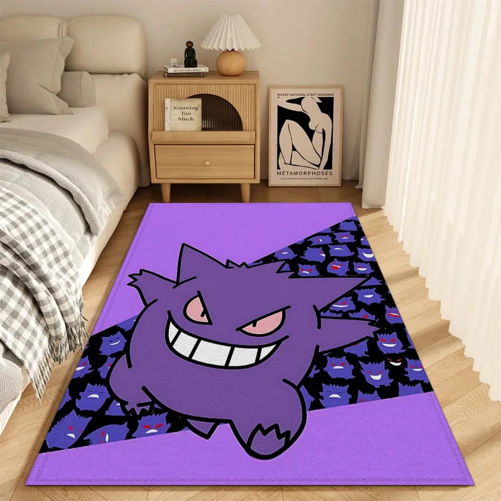 Fashion Entrance Mat Living Room P-Pokemon Rugs Decoration G-gengar Bedrooom Carpet for Kitchen Balcony Doormat Front Door Bath