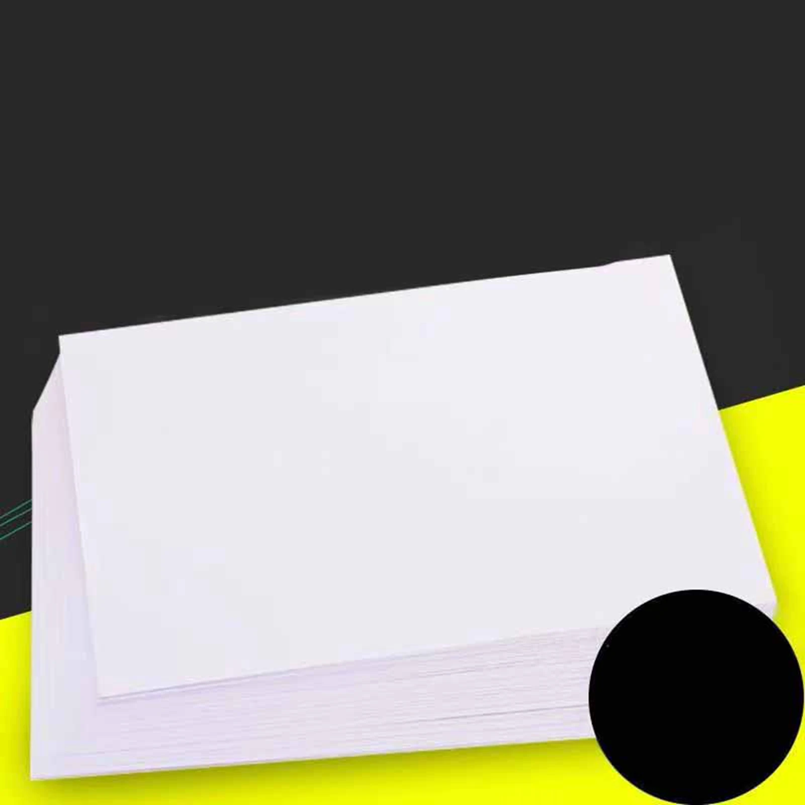 100 Blatt A4-Druckerpapier, antistatisch, doppelseitig, verdickt, helles Computerpapier für Geschäfts- und Büroarbeiten Image