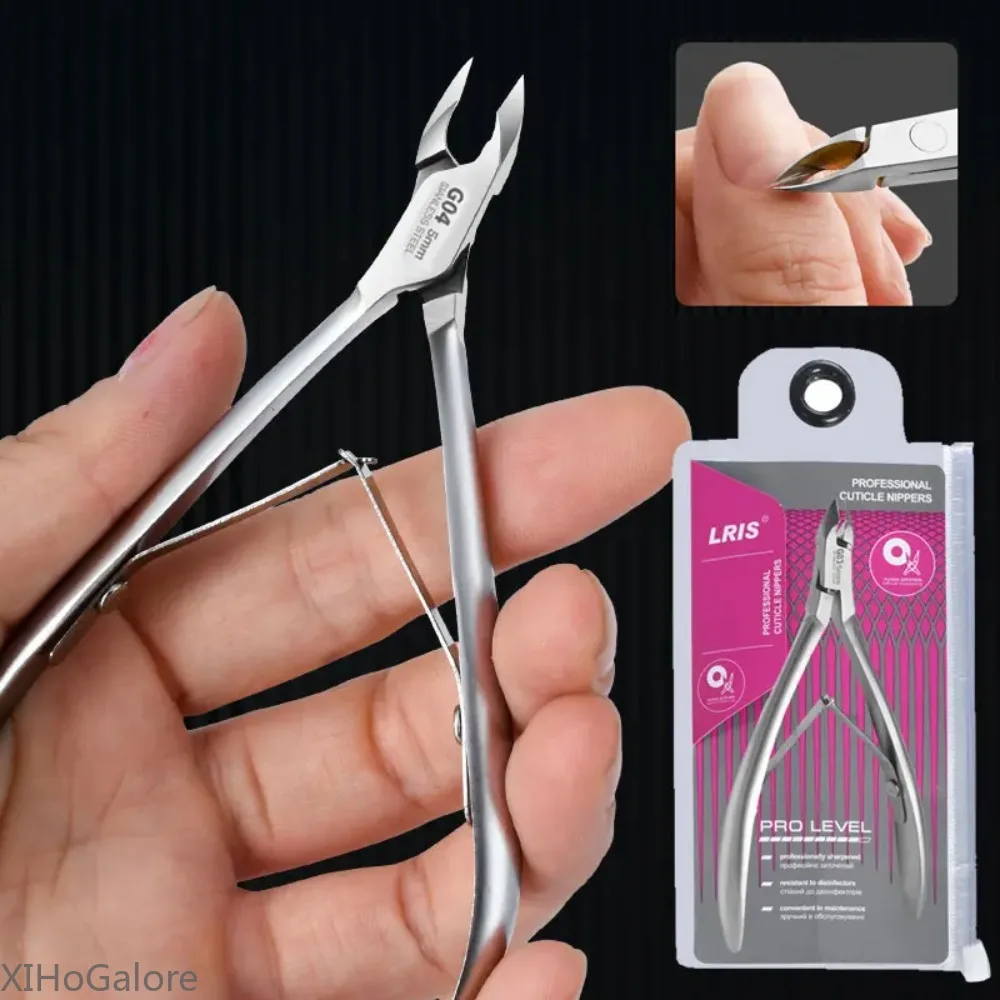 Edelstahl-Nagelhautzange, professioneller Hornhautentferner für Zehennägel, scharfkantiges Pediküre-Trimmer-Werkzeug Image