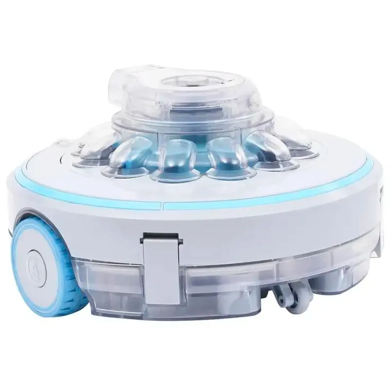 Nettoyeur de piscine. Ce robot nettoyeur de piscine intelligent sans fil vous permet de nettoyer facilement et efficacement votre piscine ! Placéz-le simplement dans la piscine et commencez à nettoyer