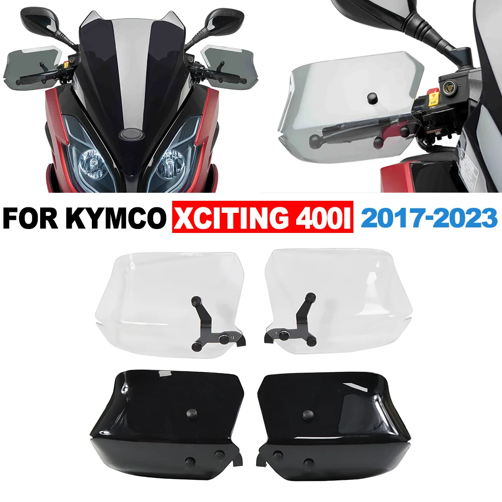 Fit Für KYMCO XCITING 400i XCITING 400I 2017-2023 Motorrad Hand Schild Hand Guards Windschutzscheibe Hand Wind schutz Zubehör Image