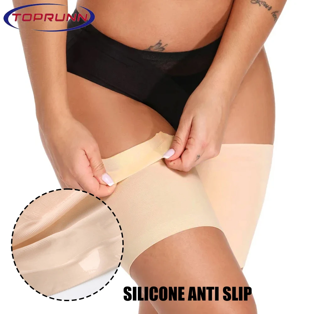 1 Paar Oberschenkel-Kompressionsmanschetten, Kniesehnen-Kompressionsmanschette zur Schmerzlinderung und -wiederherstellung, Oberschenkelbandage und -wickel zum Laufen Image