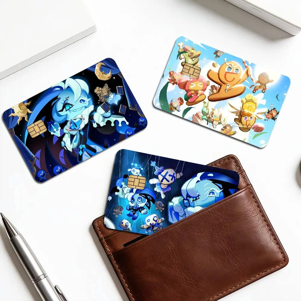 Game C-CookieRun KingdomS 2024 Anime Cartoon Skin Sticker Folienhülle für große Kredit- und Debitkarten, Vorderseite Image