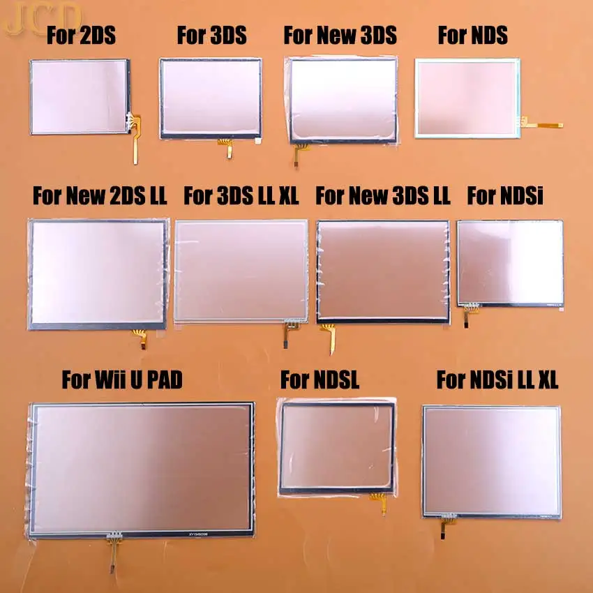 JCD Ersatz Panel Display Digitizer Glas Touch Screen Für NDS Lite NDSL NDSi Für 2DS 3DS Neue 3DS XL LL WiiU PAD Konsole Image