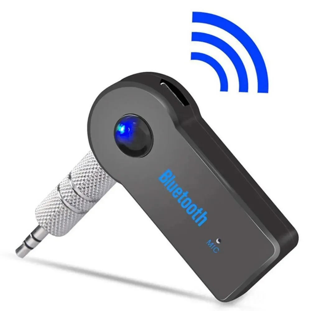 2-in-1 Kabelloser Bluetooth 5.0 Empfänger 3,5mm AUX-Adapter für Auto Musik Audio A2DP Freisprecheinrichtung Kopfhörer-Sender mit Mikrofon Image