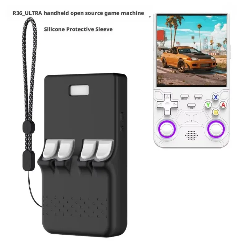 Silikon-Schutzhülle für R36 Ultra Retro Handheld-Spielkonsolen, weicher Anti-Kratz-Schutz für R36 Ultra Gaming-Zubehör. Image