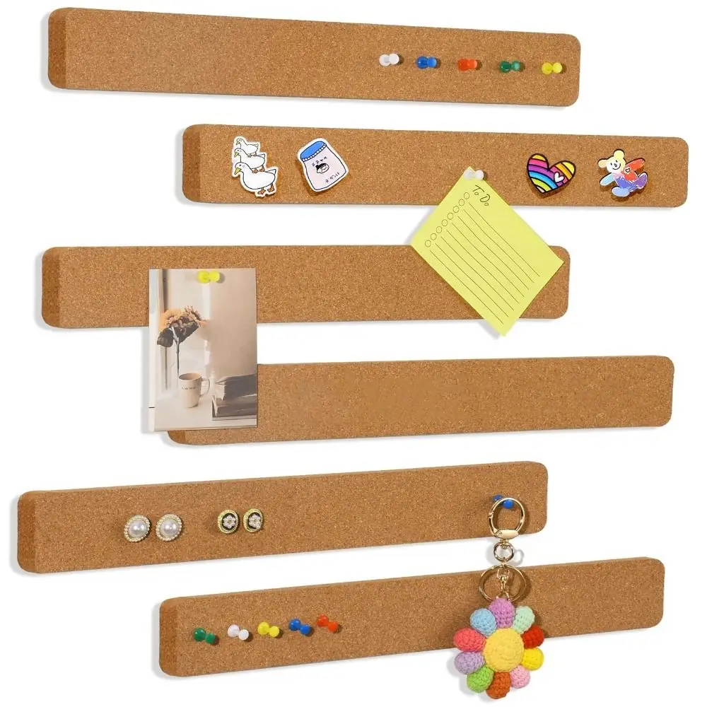 Korkmaterial Selbstklebende Korktafel Rahmenlose Abnehmbare Pinnwand Selbstklebende Kork-Pinnwand Image