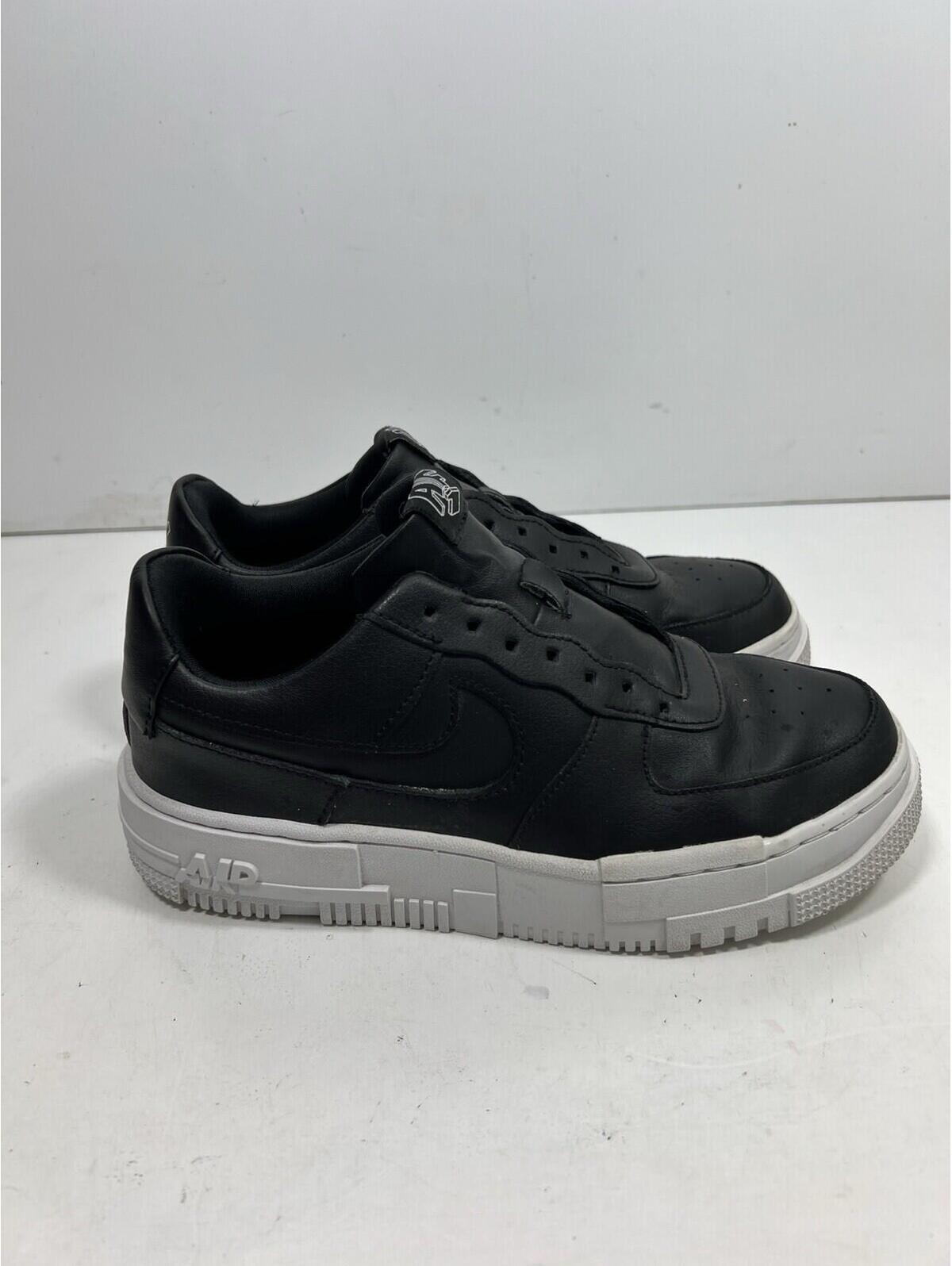 Nike Shoes | Women’s Nike Air Force 1 Pixel Black Ck6649-001 Sneakers Size 8 Tennis Shoe Euc | Color: Black | Size: 8
