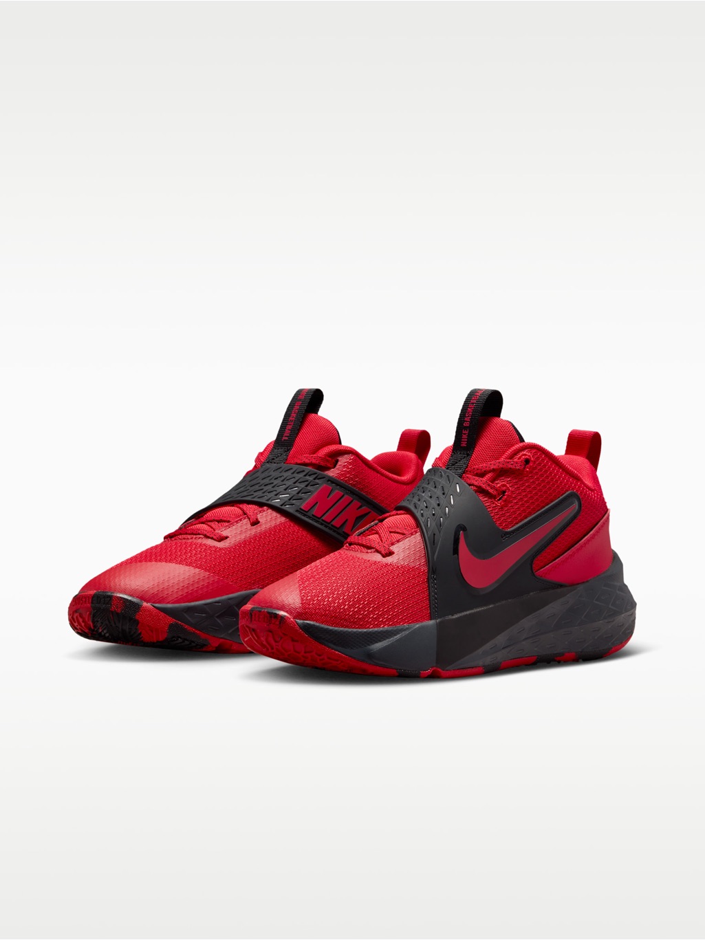 Nike Shoes | Brand: Nike | Nike Team Hustle D 12 Basketball Shoes | Color: Black/Red | Size: 5b
