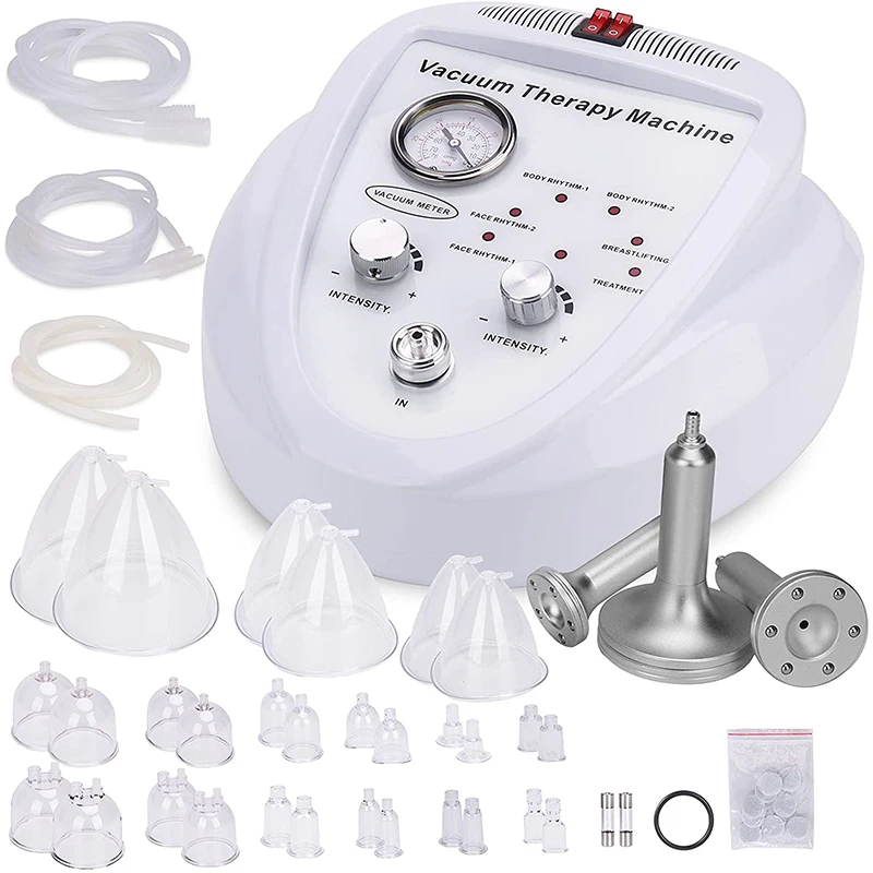 Brustvergrößerungsinstrument, Lifting, Vakuumtherapie, Cellulite, Schröpfen, Verschrottung, Hautstraffung, Gesäßmaschine für die Körperformung Image