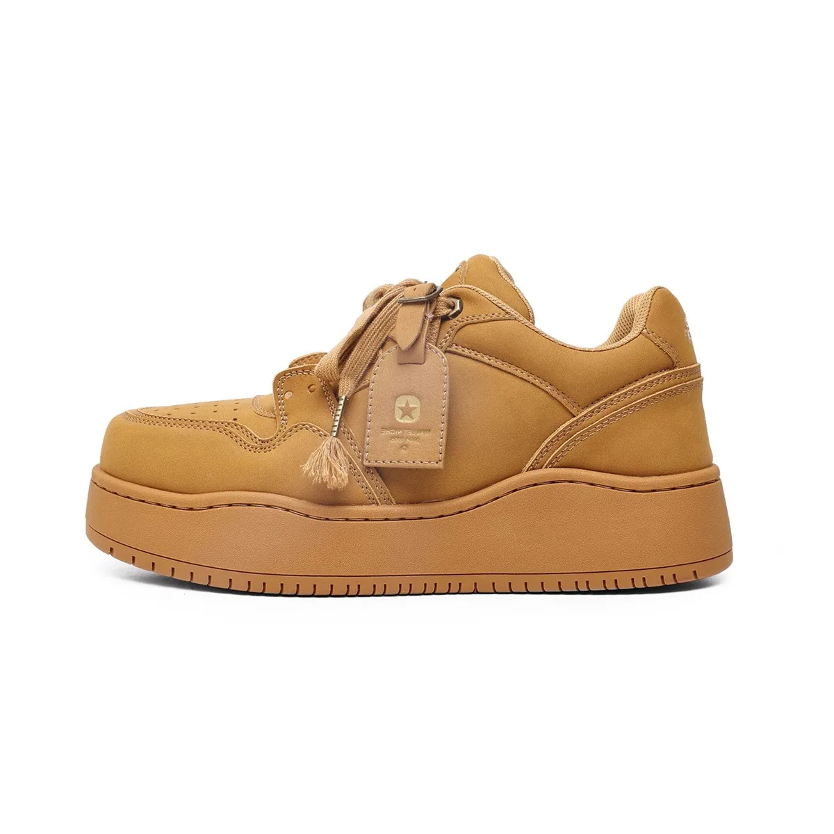 Unisex Mode-Sneaker Damenschuhe für Herren Tennis Retro Y2K Braun Punk Skateboard-Schuhe Designer Paar Sport-Freizeitschuhe
