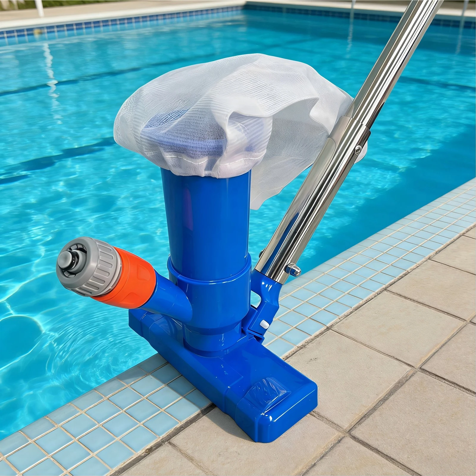 Kit de nettoyage de piscine : Net pour fonds de piscine, filtre, aspirateur de piscine, skimmer, outils et produits de nettoyage pour piscines