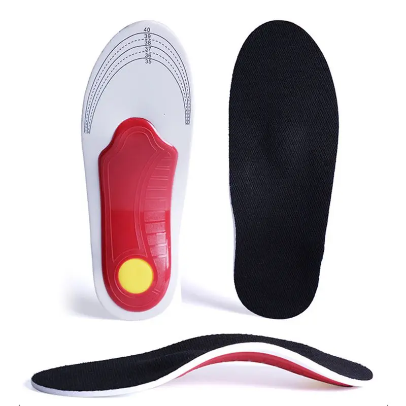 Orthopädische Einlegesohlen für Turnschuhe, Plattfuß-Orthesen, Gel-Schuhsohle, Einlegepolster, Fußgewölbestütze für Plantarfasziitis, Fußpflege Image