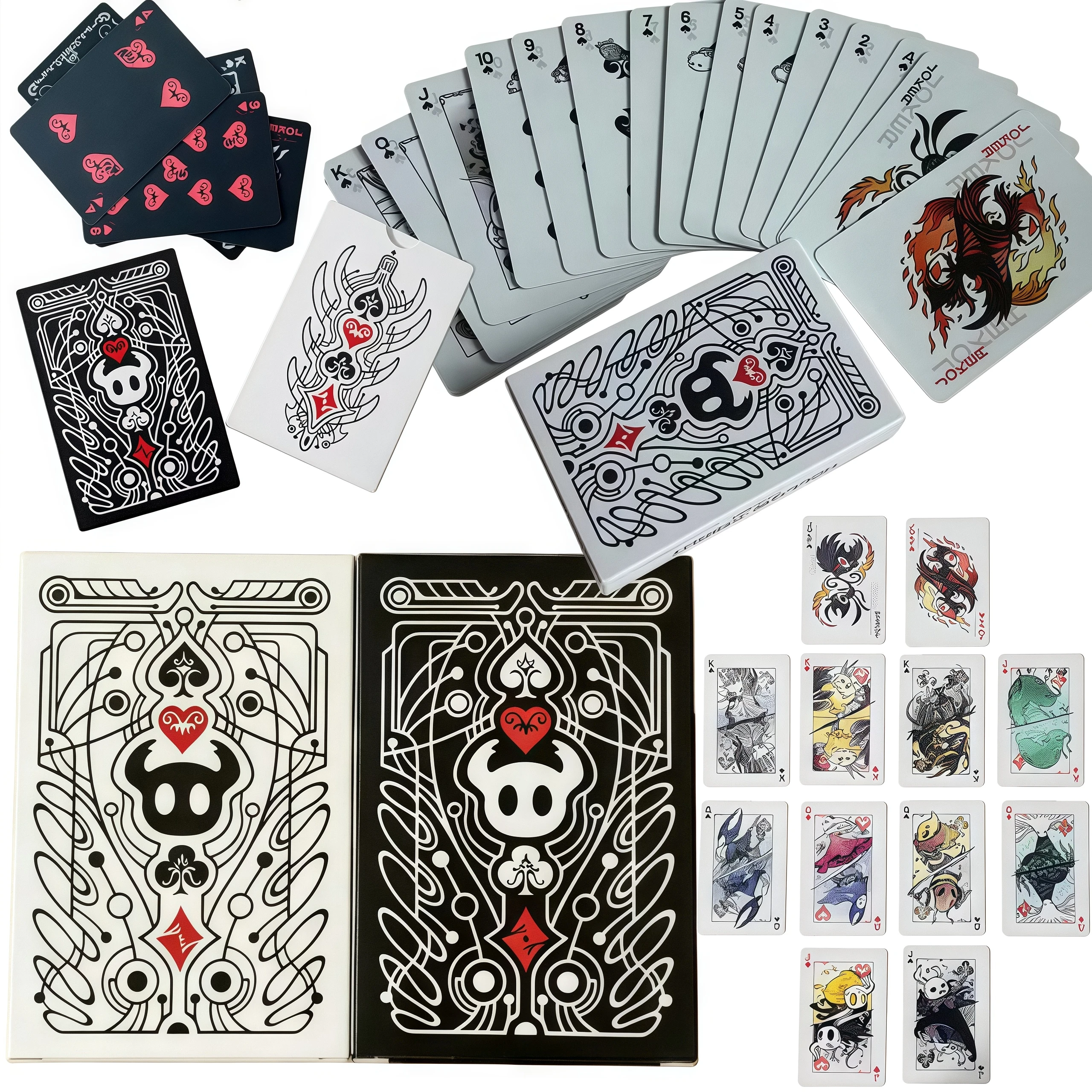 Hollow Knight Standard-Pokerkarten Familien-Party-Brettspiel Spielkarten Gruppen-Spielzeug Tragbare Kreative Brettspiel-Geschenk-Sammlung Pokers Image