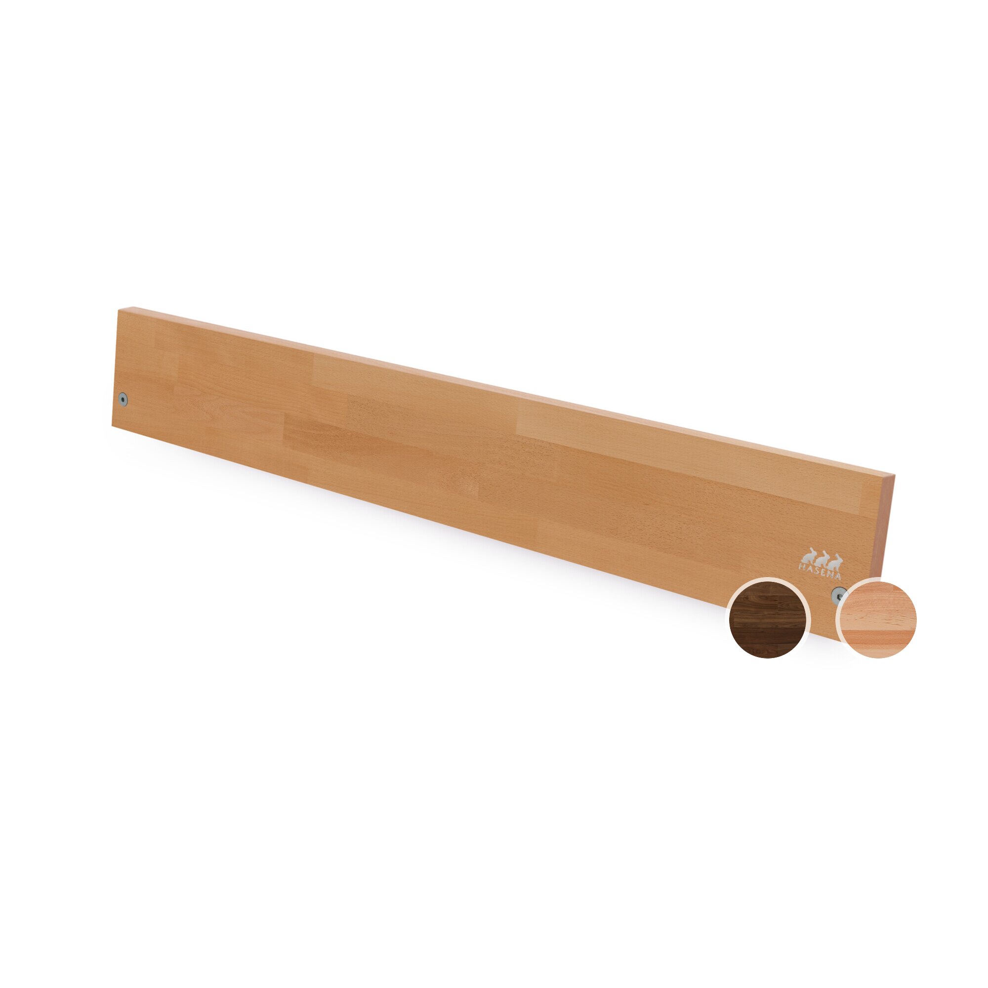 Hasena »Cemiano« Bett MDF, Kopfteil gepolstert 100x200 cm / MDF weiss deckend, lackiert / Casual sahara / 25 cm