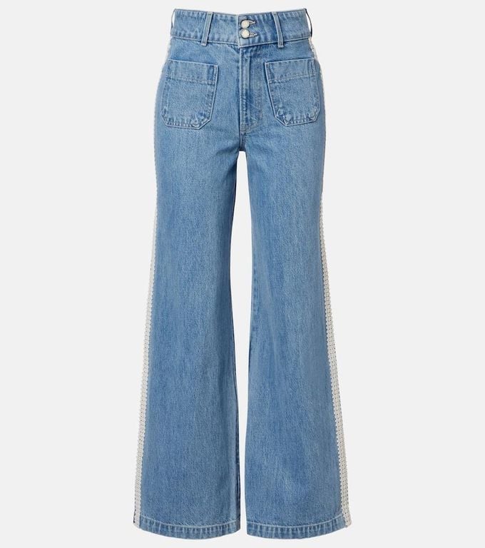 Taylor High-Rise Wide-Leg Jeans