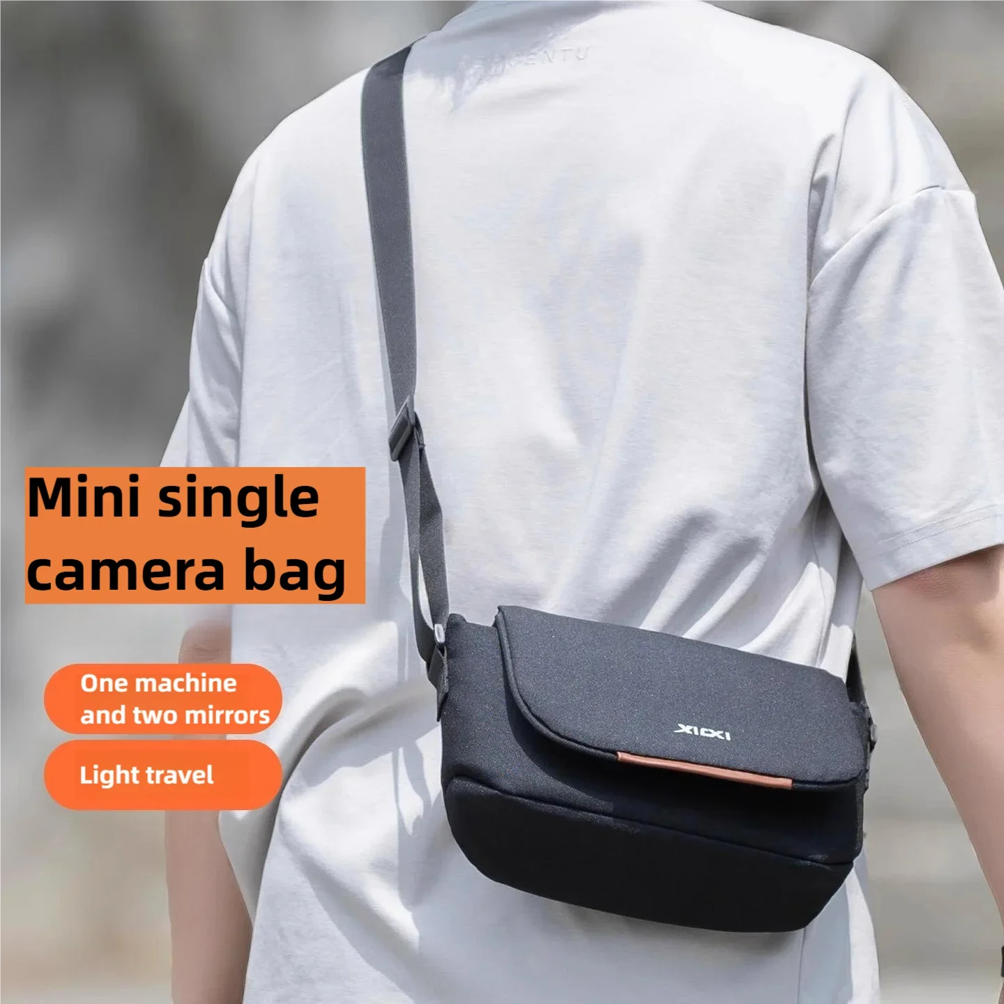 Mikro-Einzelkameratasche passend für Sony ZVE10 II Kameratasche Fujifilm XM5 XT50 Canon R50 R10 Nikon Z30 Z50 Image